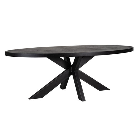 Eettafel Watson black 300 incl. spinpoot zwart (Black) van Richmond Interiors – Luxe comfort op maat van PureWonen. Vraag naar de beste prijs.