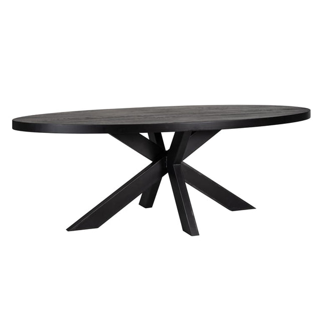 Eettafel Watson black 300 incl. spinpoot zwart (Black) van Richmond Interiors – Luxe comfort op maat van PureWonen. Vraag naar de beste prijs.