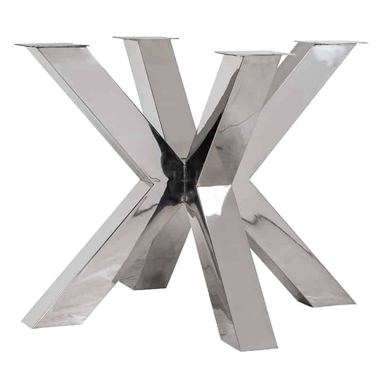 Eettafel poot X-leg Bodhi silver van Richmond Interiors – Luxe comfort op maat van PureWonen. Vraag naar de beste prijs.