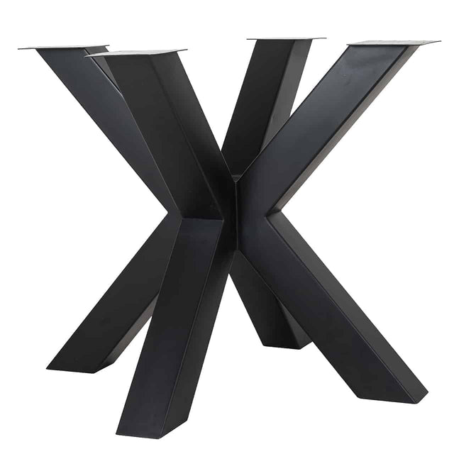 Eettafel poot X-leg Bodhi zwart van Richmond Interiors – Luxe comfort op maat van PureWonen. Vraag naar de beste prijs.