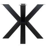 Eettafel poot X-leg Bodhi zwart van Richmond Interiors – Luxe comfort op maat van PureWonen. Vraag naar de beste prijs.