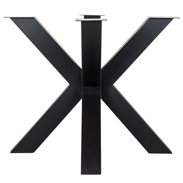 Eettafel poot X-leg Bodhi zwart van Richmond Interiors – Luxe comfort op maat van PureWonen. Vraag naar de beste prijs.