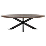 Eettafel Watson Dark brown/black 235