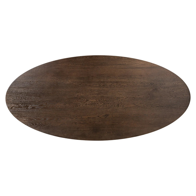 Eettafel Watson Dark brown/black 235