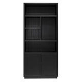 Boekenkast Oakura 2-deuren (Black) van Richmond Interiors – Luxe comfort op maat van PureWonen. Vraag naar de beste prijs.