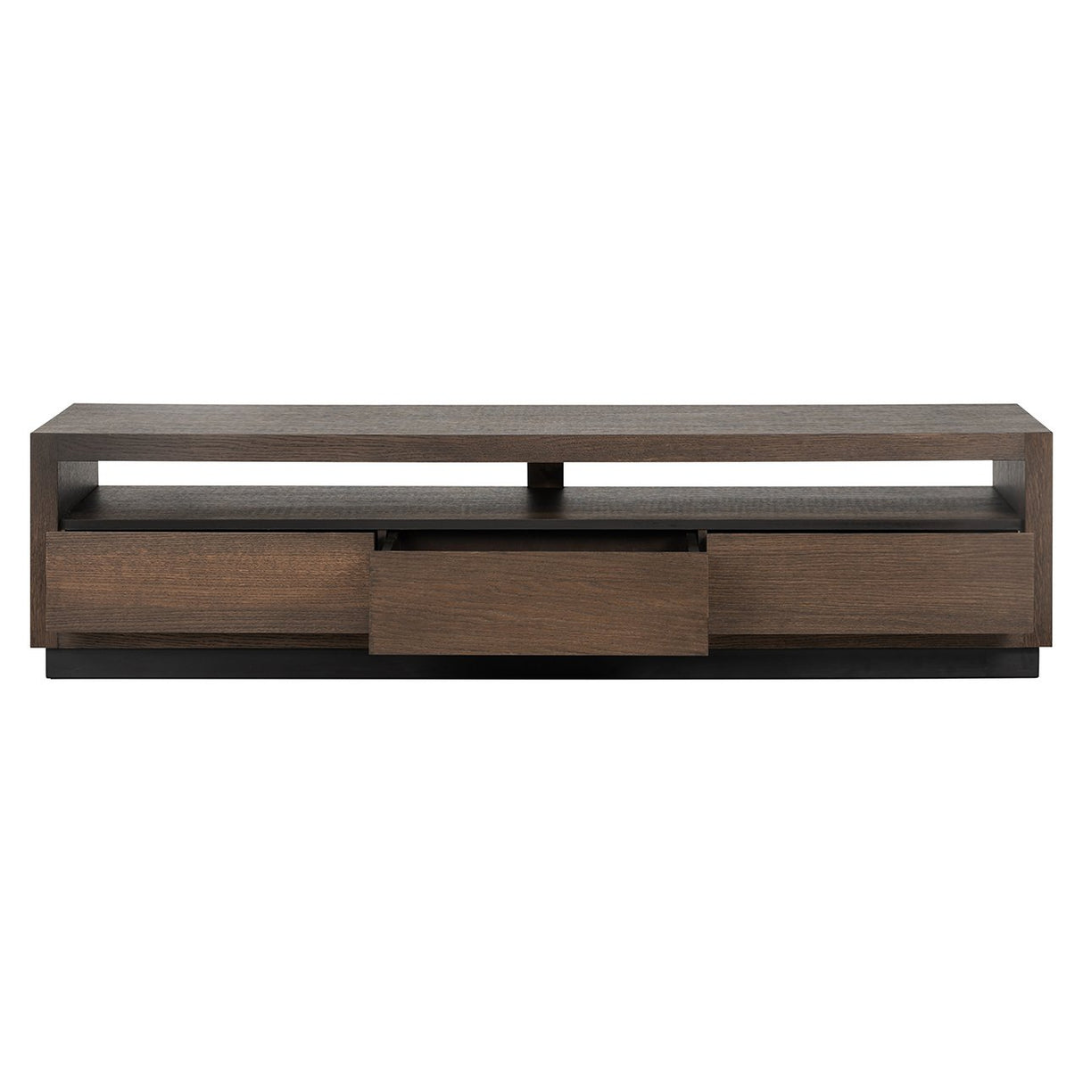 TV dressoir Oakura 3-laden (Brown) van Richmond Interiors – Luxe comfort op maat van PureWonen. Vraag naar de beste prijs.