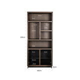 Boekenkast Oakura 2-deuren (Brown) van Richmond Interiors – Luxe comfort op maat van PureWonen. Vraag naar de beste prijs.