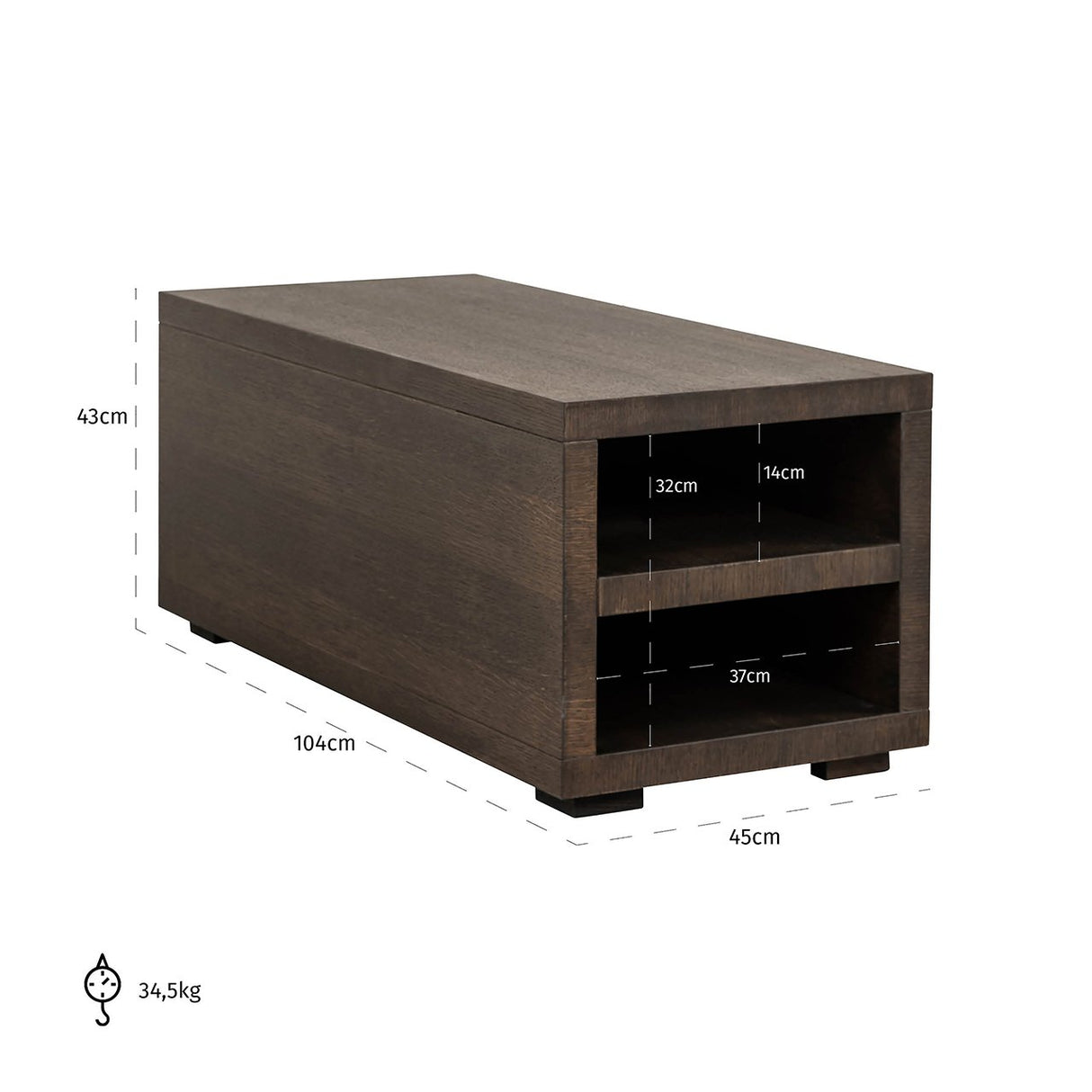 Sofa-element Oakura (Brown) van Richmond Interiors – Luxe comfort op maat van PureWonen. Vraag naar de beste prijs.