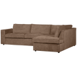 Hajo Hoekbank Rechts Chenille Mud van WOOOD – Luxe comfort op maat van PureWonen. Vraag naar de beste prijs.
