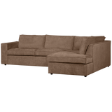 Hajo Hoekbank Rechts Chenille Mud van WOOOD – Luxe comfort op maat van PureWonen. Vraag naar de beste prijs.