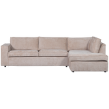 Hajo Hoekbank Rechts Chenille Zand van WOOOD – Luxe comfort op maat van PureWonen. Vraag naar de beste prijs.