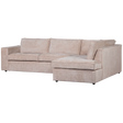 Hajo Hoekbank Rechts Chenille Zand van WOOOD – Luxe comfort op maat van PureWonen. Vraag naar de beste prijs.