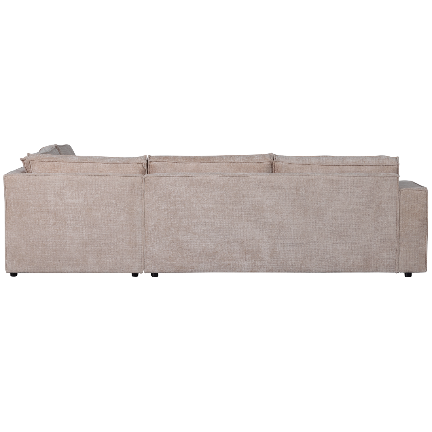 Hajo Hoekbank Rechts Chenille Zand van WOOOD – Luxe comfort op maat van PureWonen. Vraag naar de beste prijs.