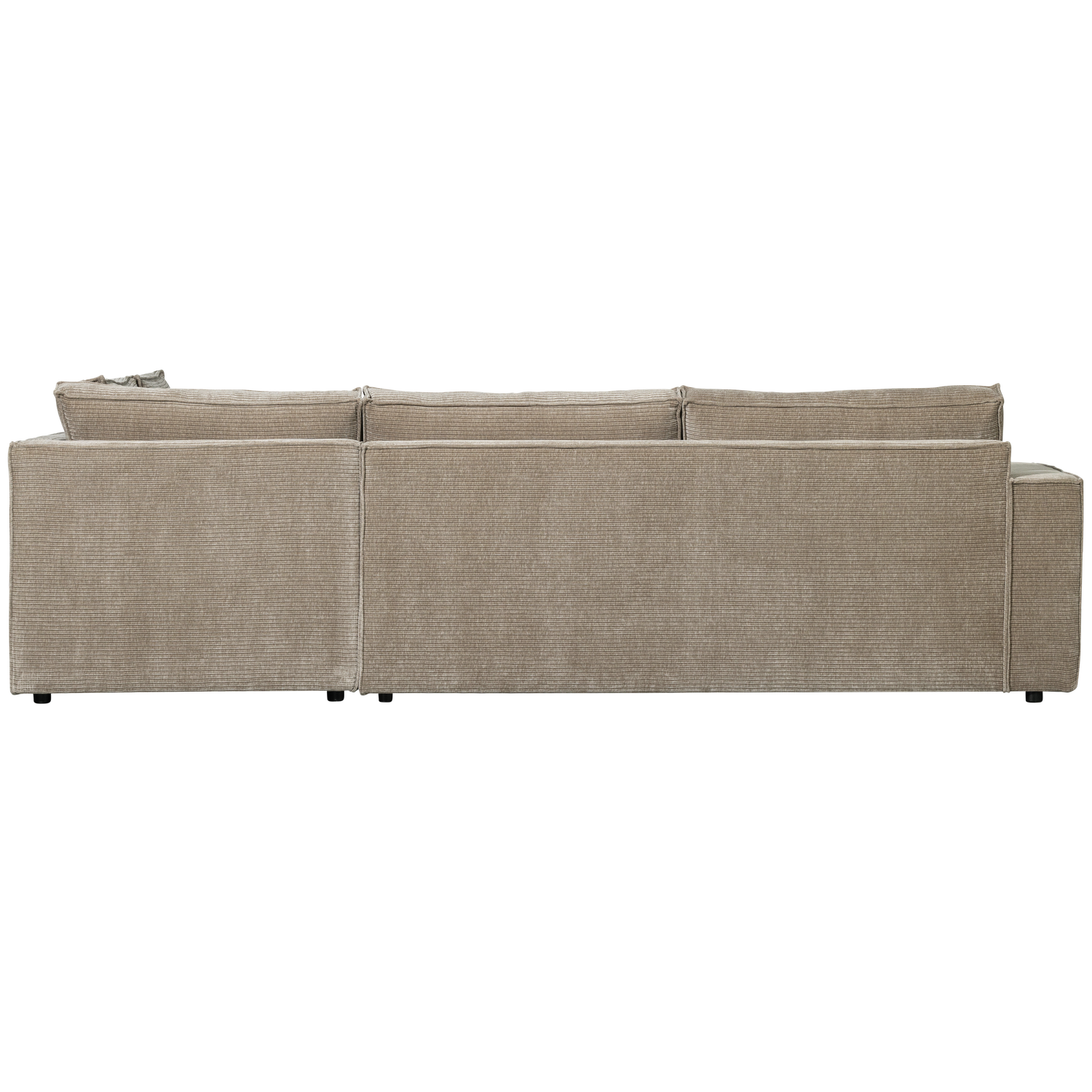 Hajo Hoekbank Rechts Ribstof Clay van WOOOD – Luxe comfort op maat van PureWonen. Vraag naar de beste prijs.