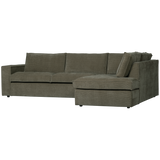 Hajo Hoekbank Rechts Ribstof Forest van WOOOD – Luxe comfort op maat van PureWonen. Vraag naar de beste prijs.