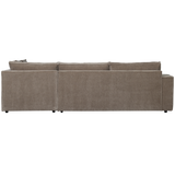 Hajo Hoekbank Rechts Ribstof Taupe van WOOOD – Luxe comfort op maat van PureWonen. Vraag naar de beste prijs.