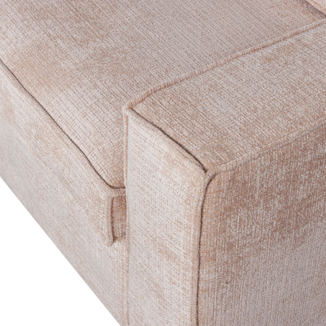 Hajo Hoekbank Links Chenille Zand van WOOOD – Luxe comfort op maat van PureWonen. Vraag naar de beste prijs.