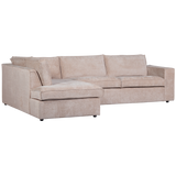 Hajo Hoekbank Links Chenille Zand van WOOOD – Luxe comfort op maat van PureWonen. Vraag naar de beste prijs.