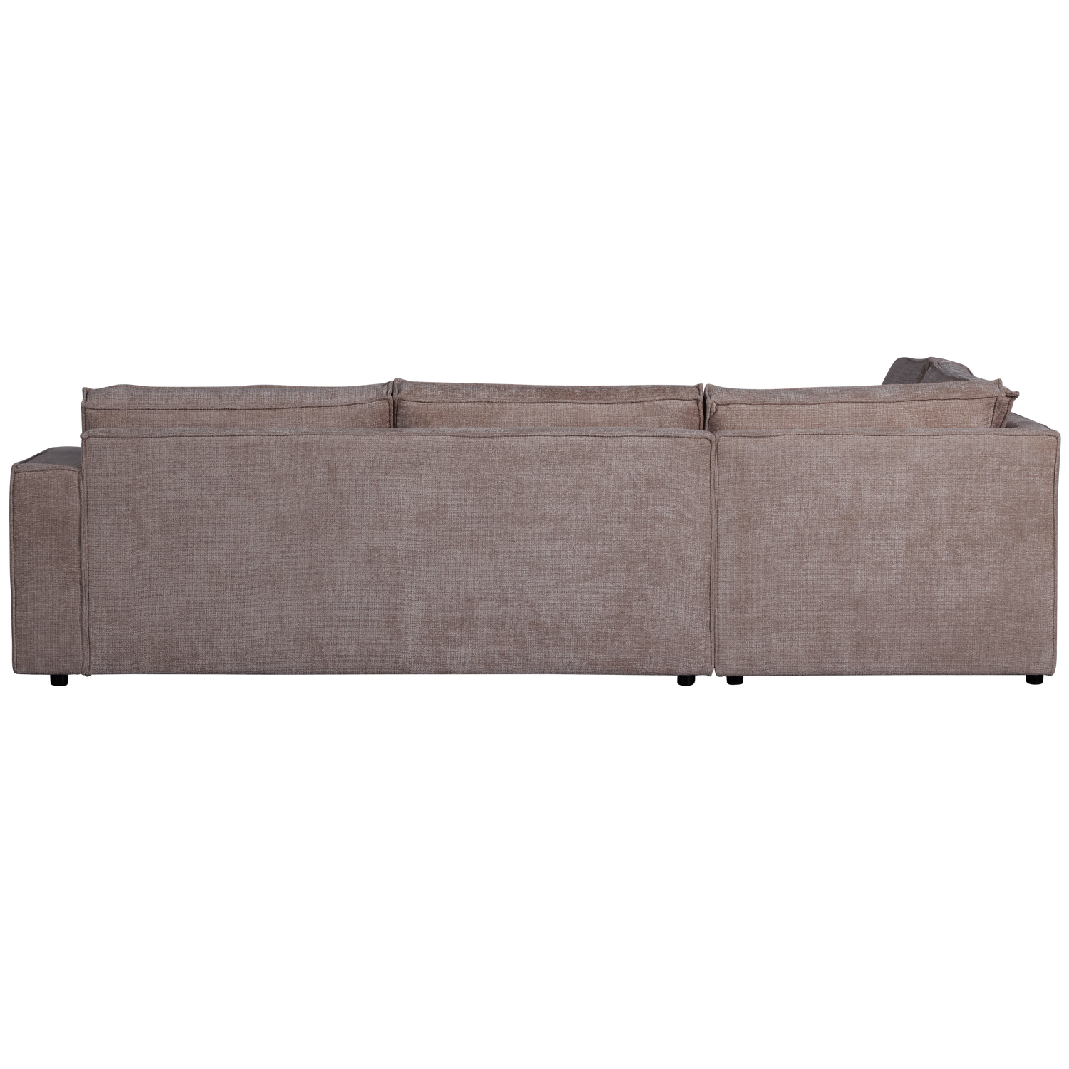 Hajo Hoekbank Links Chenille Taupe van WOOOD – Luxe comfort op maat van PureWonen. Vraag naar de beste prijs.