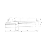 Hajo Hoekbank Links Boucle Naturel van WOOOD – Luxe comfort op maat van PureWonen. Vraag naar de beste prijs.