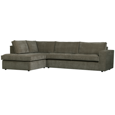 Hajo Hoekbank Links Ribstof Forest van WOOOD – Luxe comfort op maat van PureWonen. Vraag naar de beste prijs.