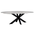 Eettafel Lexington ovaal 230  (White) van Richmond Interiors – Luxe comfort op maat van PureWonen. Vraag naar de beste prijs.
