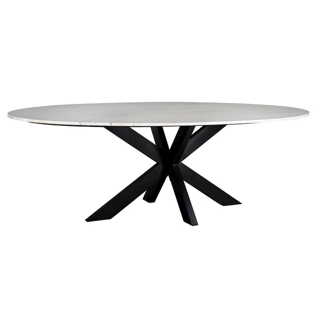 Eettafel Lexington ovaal 230  (White) van Richmond Interiors – Luxe comfort op maat van PureWonen. Vraag naar de beste prijs.