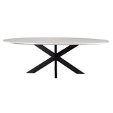 Eettafel Lexington ovaal 230  (White) van Richmond Interiors – Luxe comfort op maat van PureWonen. Vraag naar de beste prijs.
