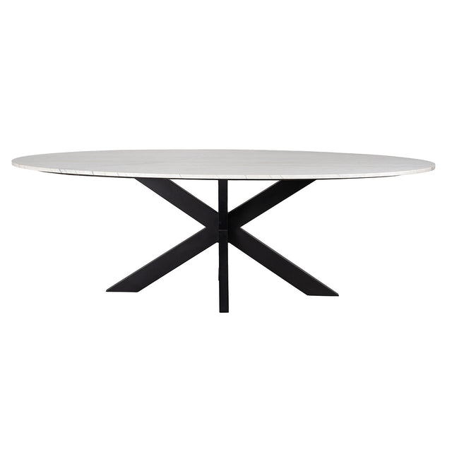 Eettafel Lexington ovaal 230  (White) van Richmond Interiors – Luxe comfort op maat van PureWonen. Vraag naar de beste prijs.