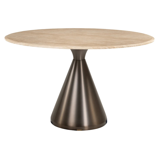 Eettafel Montgommery beige 130Ø