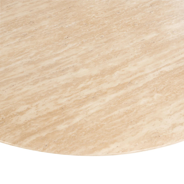 Eettafel Montgommery beige 130Ø