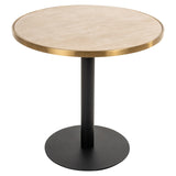 Bistrotafel Brazza beige 80Ø