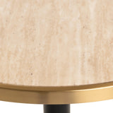 Bistrotafel Brazza beige 80Ø