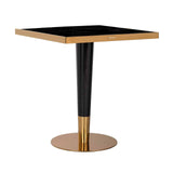 Bistrotafel Can Roca square black 70x70 (Black/gold) van Richmond Interiors – Luxe comfort op maat van PureWonen. Vraag naar de beste prijs.
