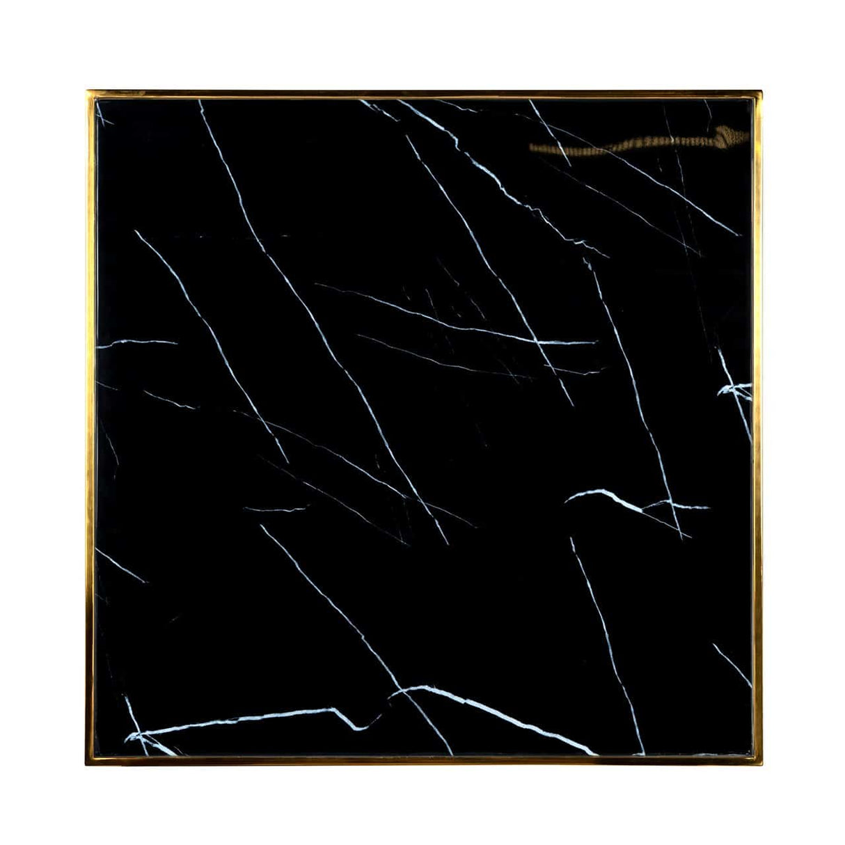 Bistrotafel Can Roca square black 70x70 (Black/gold) van Richmond Interiors – Luxe comfort op maat van PureWonen. Vraag naar de beste prijs.