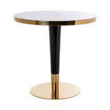 Bistrotafel Osteria 80Ø (Black/white) van Richmond Interiors – Luxe comfort op maat van PureWonen. Vraag naar de beste prijs.