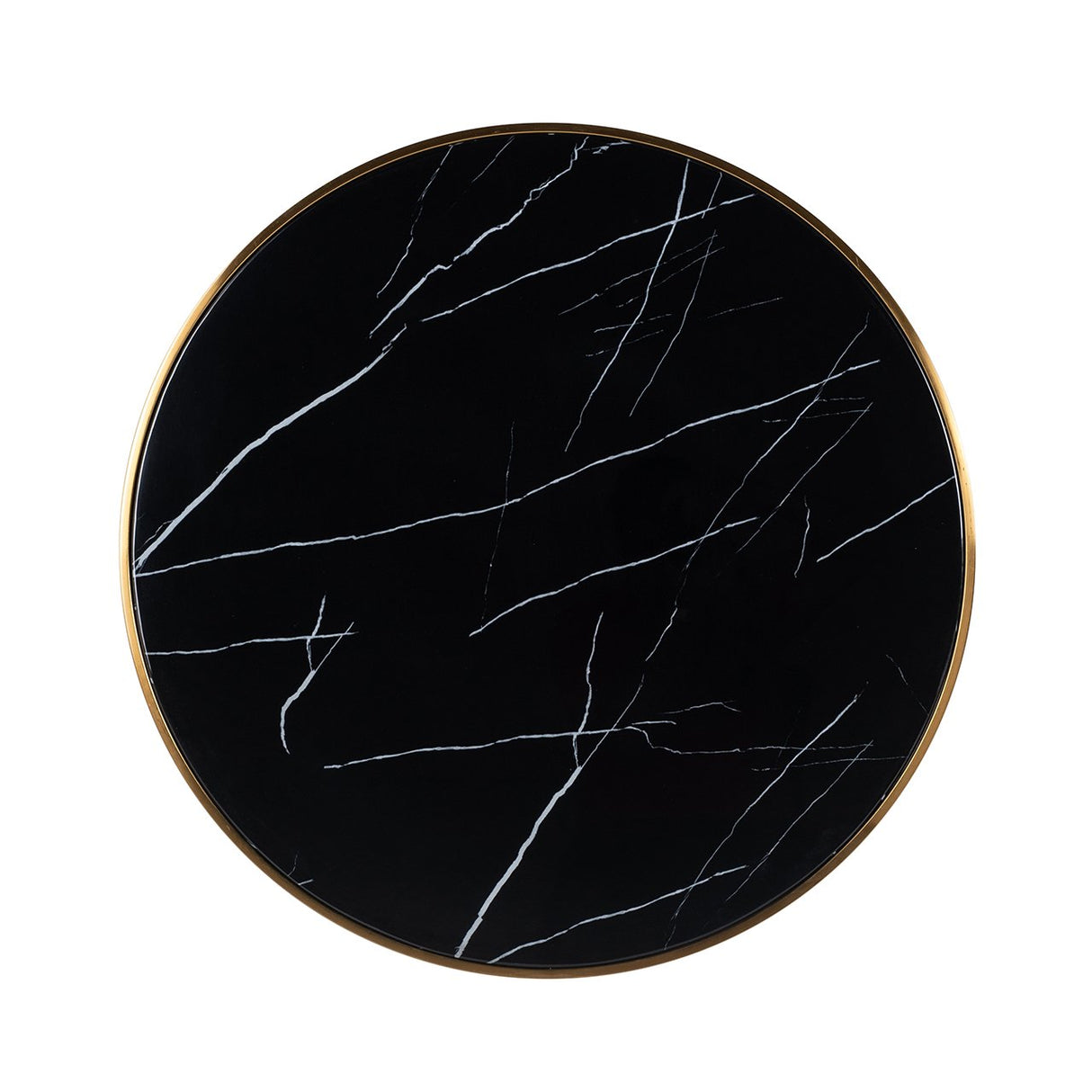 Bistro eettafel Zenza 80Ø (Black) van Richmond Interiors - laagste prijs offerte van PureWonen