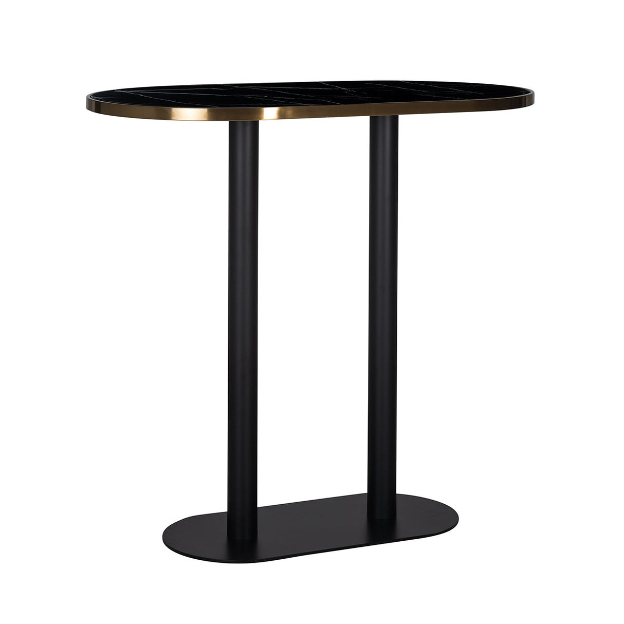 Bartafel Zenza ovaal (Black) van Richmond Interiors – Luxe comfort op maat van PureWonen. Vraag naar de beste prijs.