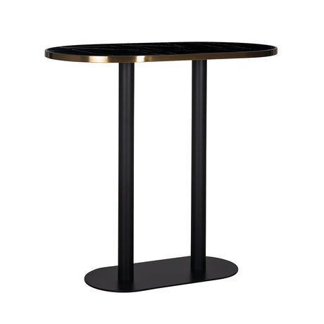 Bartafel Zenza ovaal (Black) van Richmond Interiors – Luxe comfort op maat van PureWonen. Vraag naar de beste prijs.