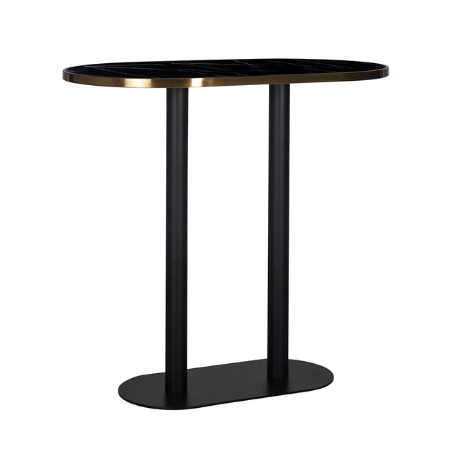 Bartafel Zenza ovaal (Black) van Richmond Interiors – Luxe comfort op maat van PureWonen. Vraag naar de beste prijs.