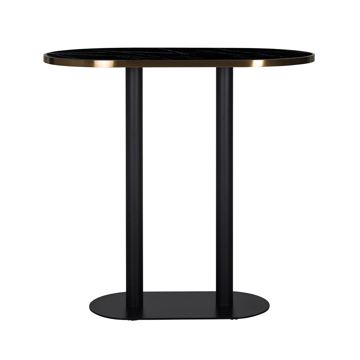 Bartafel Zenza ovaal (Black) van Richmond Interiors – Luxe comfort op maat van PureWonen. Vraag naar de beste prijs.