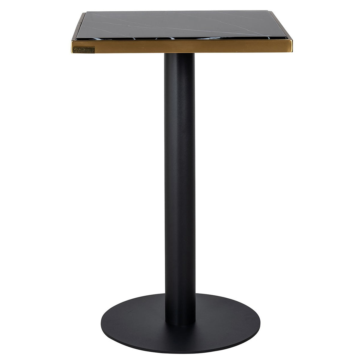 Bistrotafel Zenza (Black/gold) van Richmond Interiors – Luxe comfort op maat van PureWonen. Vraag naar de beste prijs.
