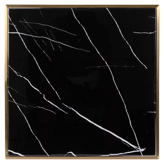 Bistrotafel Zenza (Black/gold) van Richmond Interiors – Luxe comfort op maat van PureWonen. Vraag naar de beste prijs.
