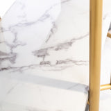 Wandkast Lagrand gold met 3 planken (Gold) van Richmond Interiors – Luxe comfort op maat van PureWonen. Vraag naar de beste prijs.