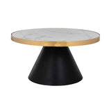 Salontafel Odin 80Ø  (Gold) van Richmond Interiors – Luxe comfort op maat van PureWonen. Vraag naar de beste prijs.