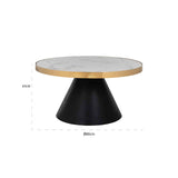 Salontafel Odin 80Ø  (Gold) van Richmond Interiors – Luxe comfort op maat van PureWonen. Vraag naar de beste prijs.