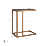 Sofa tafel Blackbone brass (Black rustic) van Richmond Interiors – Luxe comfort op maat van PureWonen. Vraag naar de beste prijs.