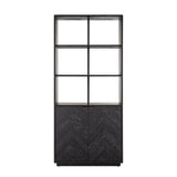 Boekenkast Blackbone brass 2-deuren (Black rustic) van Richmond Interiors – Luxe comfort op maat van PureWonen. Vraag naar de beste prijs.