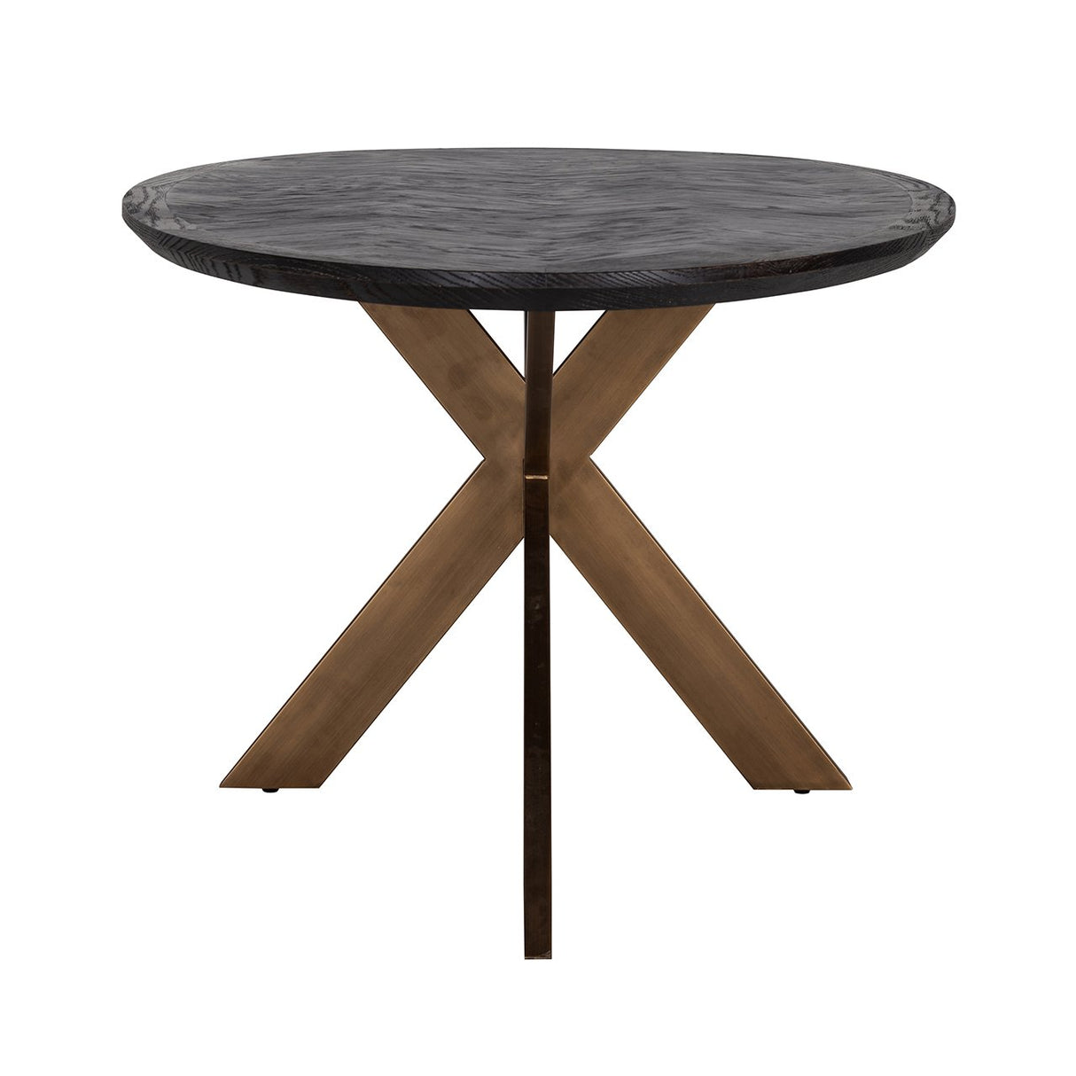 Eettafel Blackbone brass ovaal 230 (Black rustic) van Richmond Interiors – Luxe comfort op maat van PureWonen. Vraag naar de beste prijs.