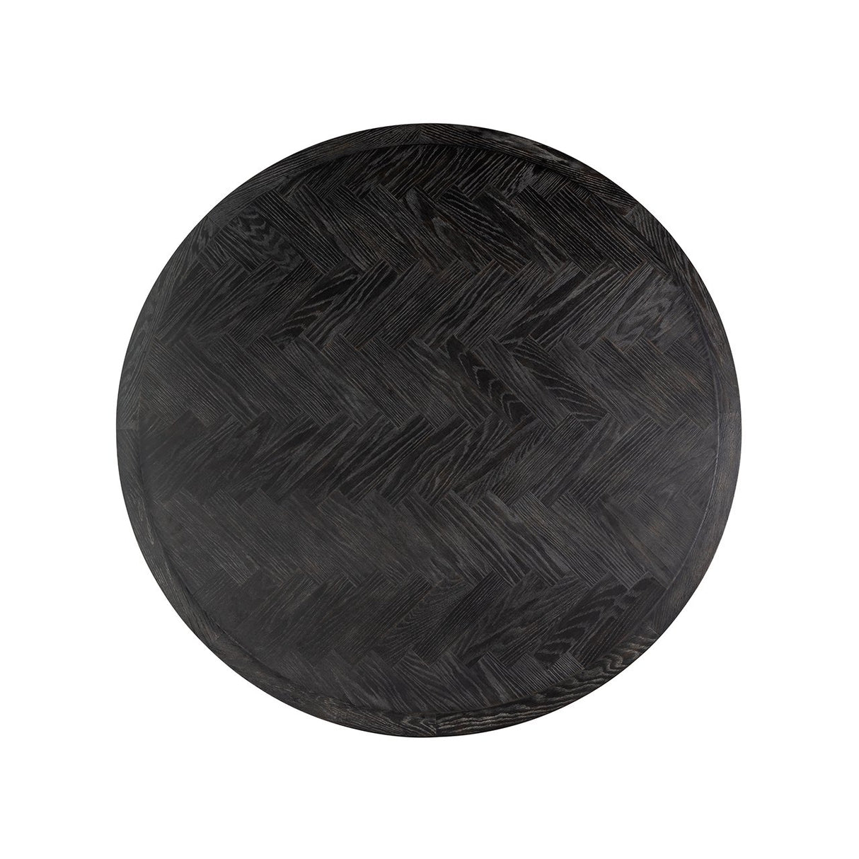 Eettafel Blackbone brass 140Ø (Black rustic) van Richmond Interiors – Luxe comfort op maat van PureWonen. Vraag naar de beste prijs.